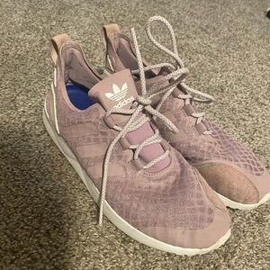 Adidas women’s athletic shoes in Lavender, US 9